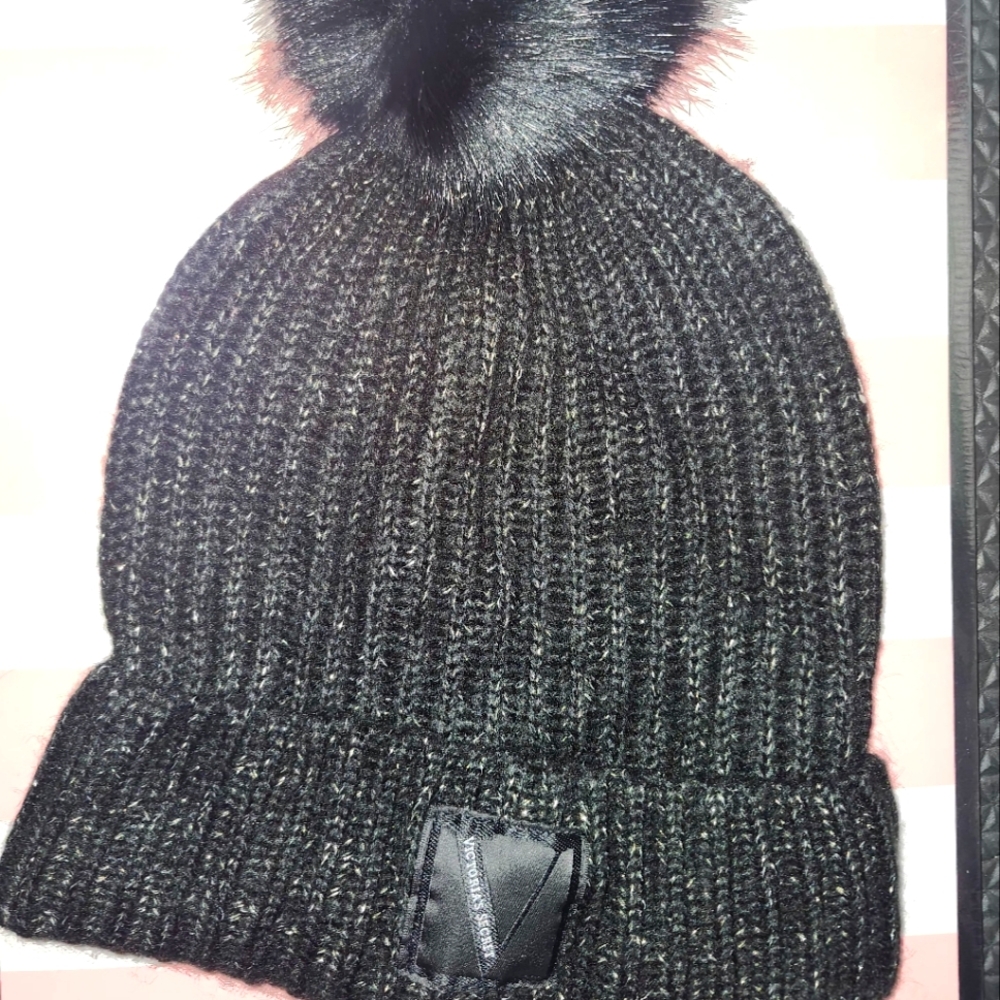Victoria's Secret Knit Pom-Pom Beanie